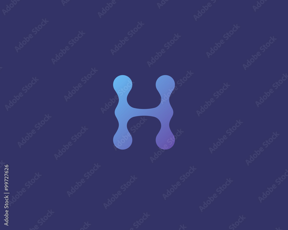 Abstract letter H logo icon vector design. Universal colorful biotechnology molecule atom dna chip symbol. Medicine, science, technology, laboratory, electronics logotype. Abstract letter H logo icon vector design. Universal colorful biotechnology molecule atom dna chip symbol. Medicine, science, technology, laboratory, electronics logotype.