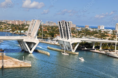 Open Drawbridge in Fort Lauderdale