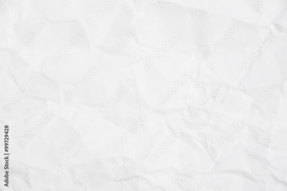 white crumpled paper texture for background binding books, publi
