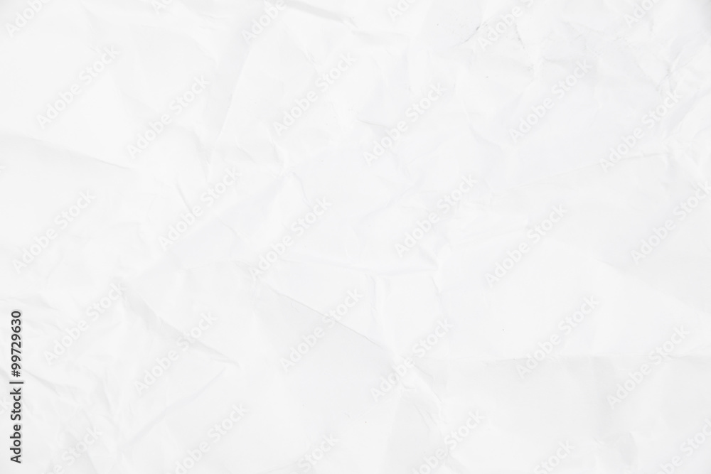 Fototapeta premium white crumpled paper texture for background binding books, publi