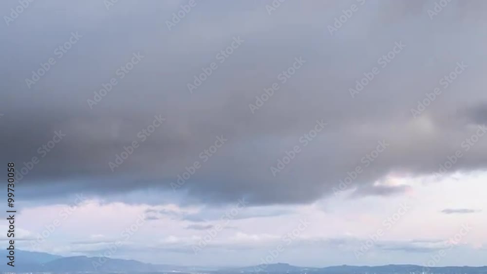 Los Angeles Sunset Clouds Time Lapse with Zoom Los Angeles Sunset Clouds Time Lapse with Zoom