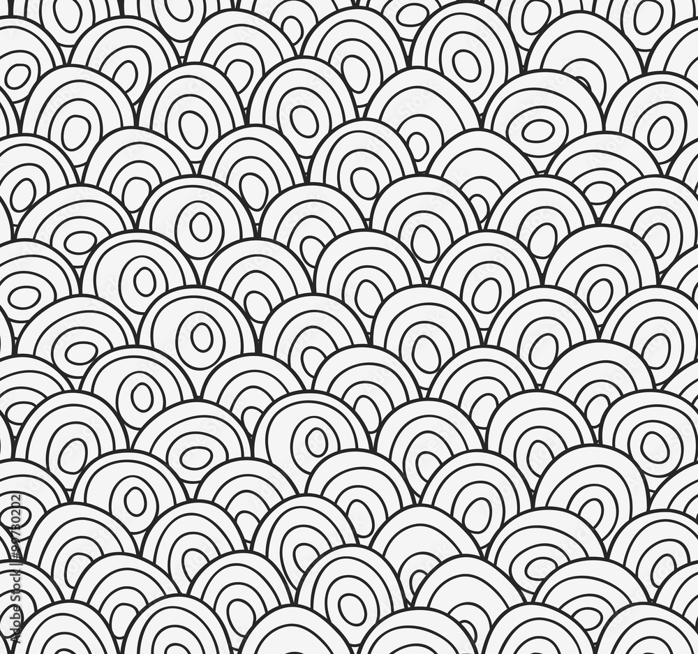 abstract doodle seamless pattern