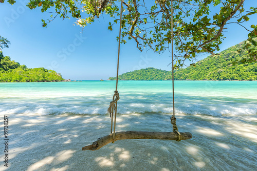 Beautiful tropical beach at Surin Island , Thailand © peangdao