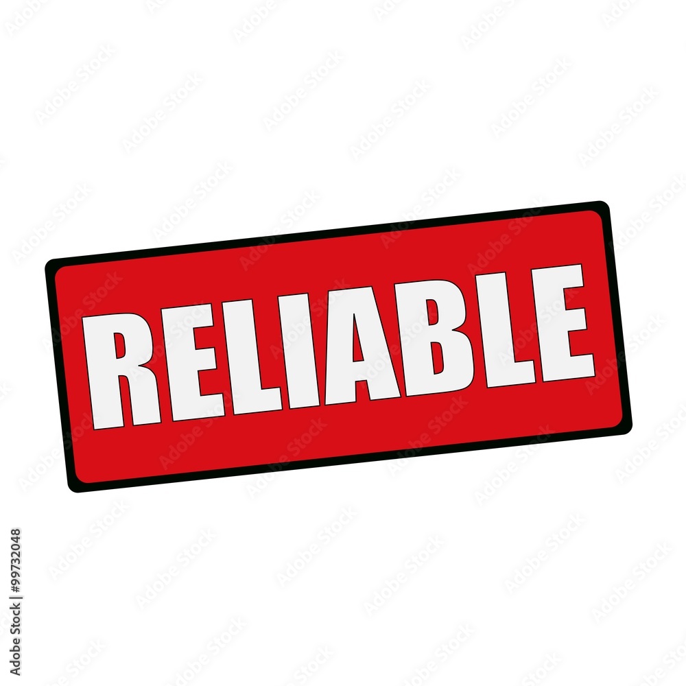 Reliable wording on rectangular signs Reliable wording on rectangular signs