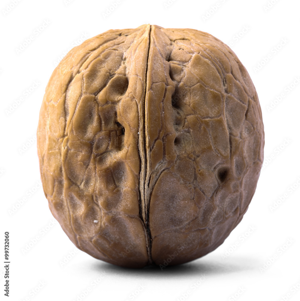 Obraz premium Walnut Isolated On White