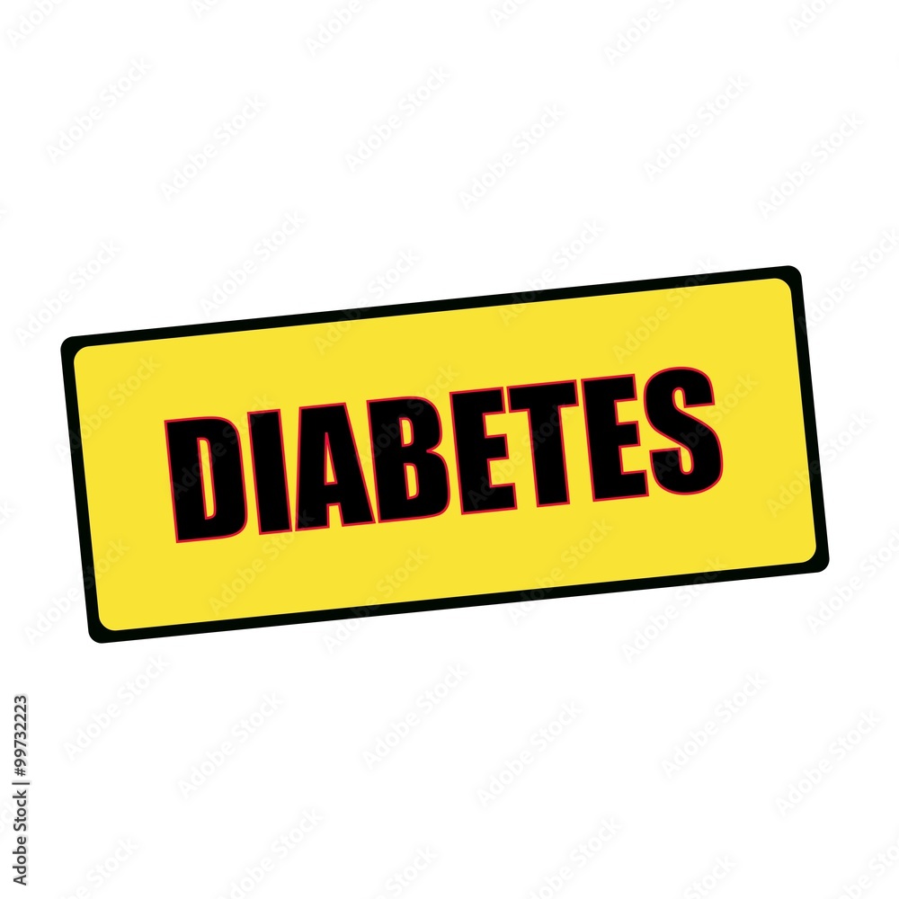 diabetes wording on rectangular signs diabetes wording on rectangular signs