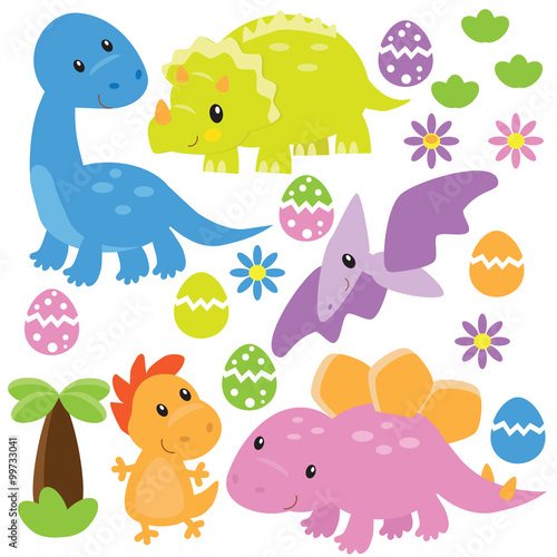 Dinosaur vector illustration 