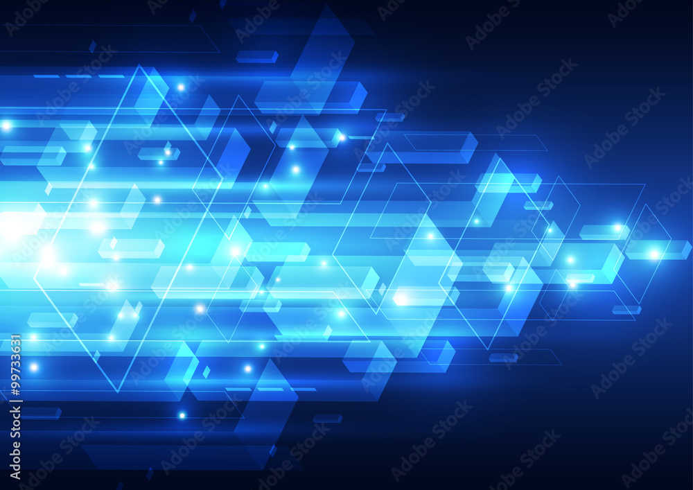 Fototapeta premium Abstract future technology concept background