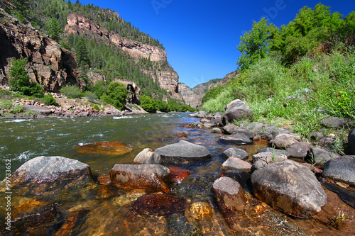 Colorado River in Glenwood Canyon