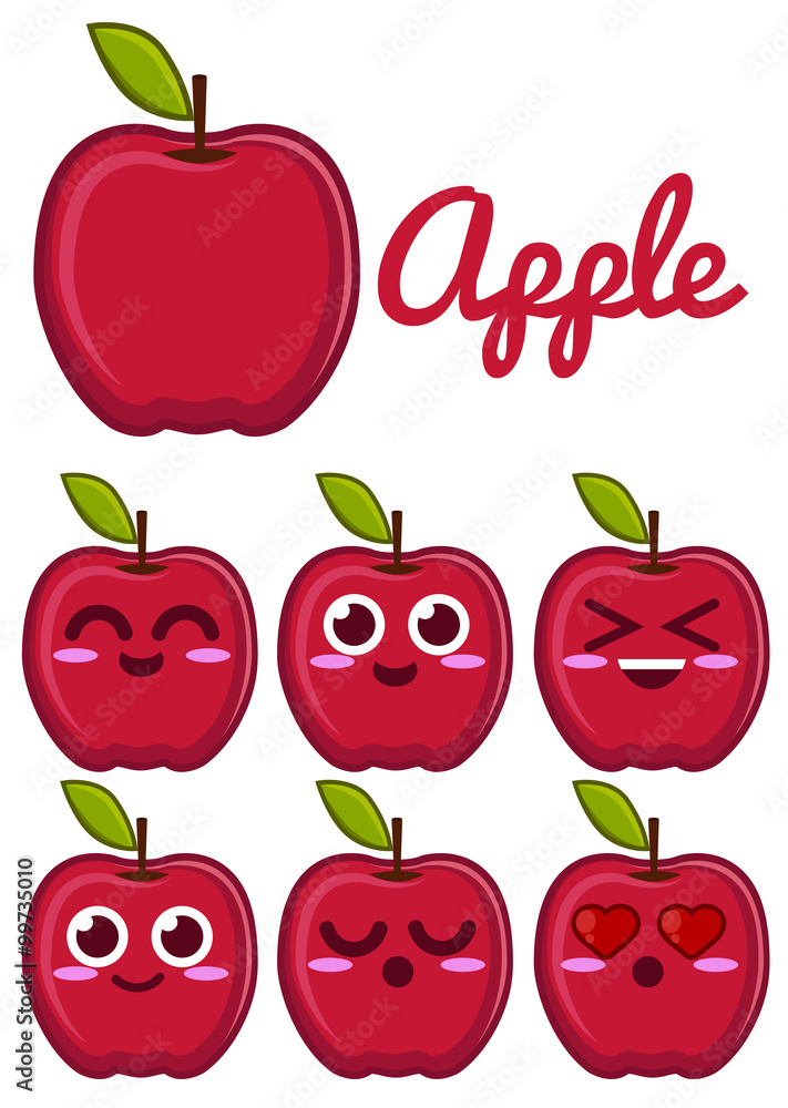 Apple Character Apple Character