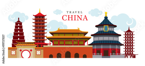 Travel China Building and City, Destination, Attraction, Traditional Culture