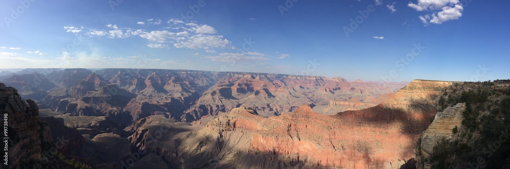 Blick über den Grand Canyon vom South Rim aus gesehen