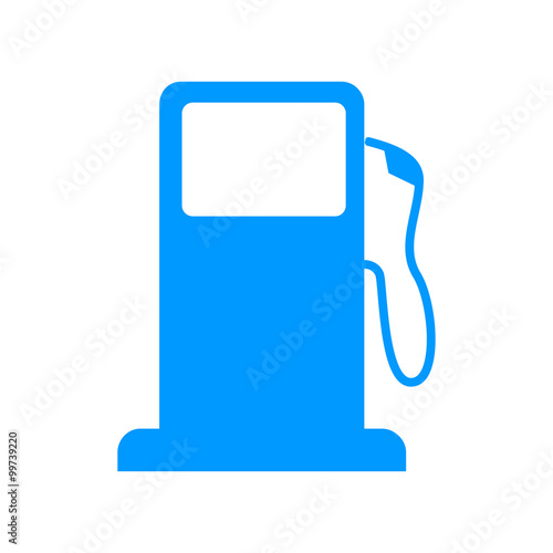 Gasoline pump nozzle sign. Gas station icon.