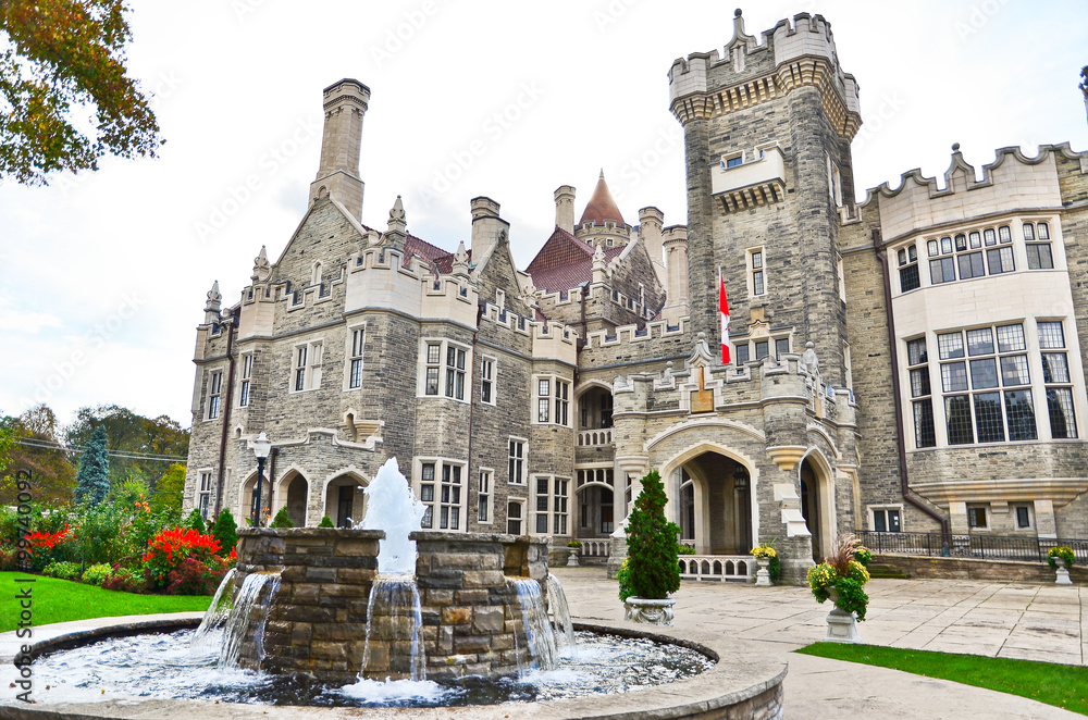 Fotografie Casa Loma in Toronto, Ontario, Canada.
