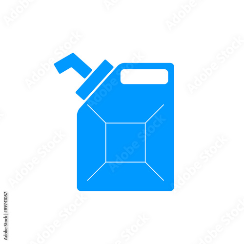 Jerrycan oil vector icon