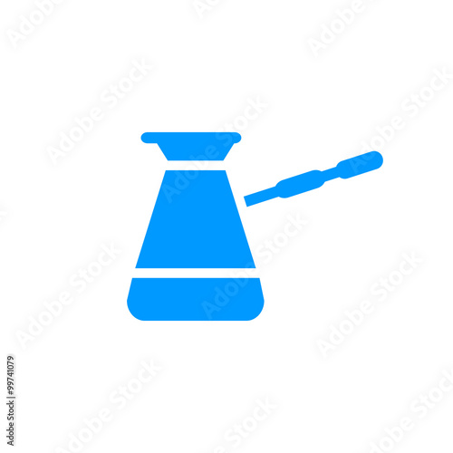 The turk icon. Coffee symbol. Flat Vector illustration