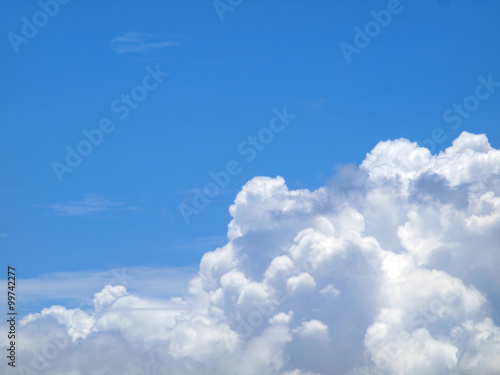 blue sky and beautiful clouds