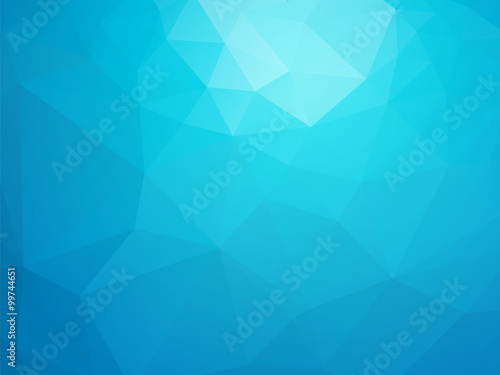abstract triangular blue ice background