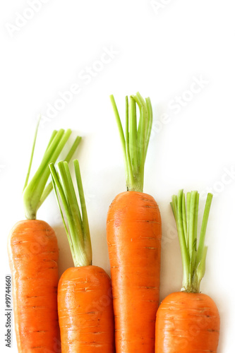 Fresh carrots - cholesterol-free