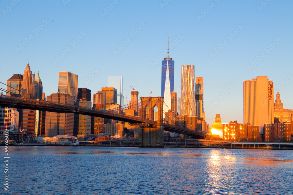 Fototapeta premium Morning over Manhattan