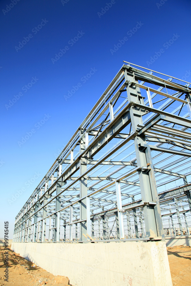 Steel frame structure Steel frame structure