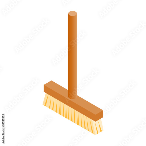 Mop isometric 3d icon