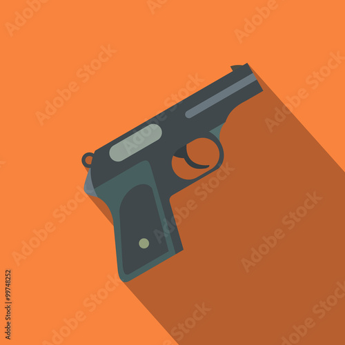 Gun flat icon