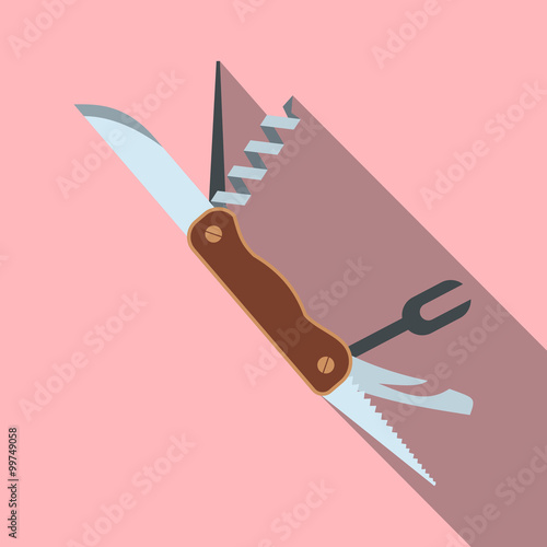 Pocket knife with lots of tools