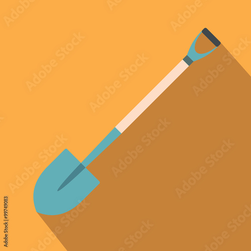 Shovel for working in the garden