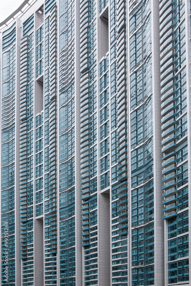 Hochhaus einheitlicher Baustiel