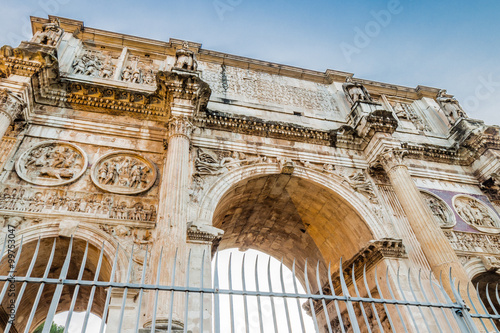 Roman triumphal arch photo