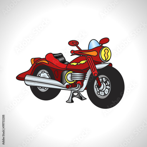 children illustration technique motorcycle