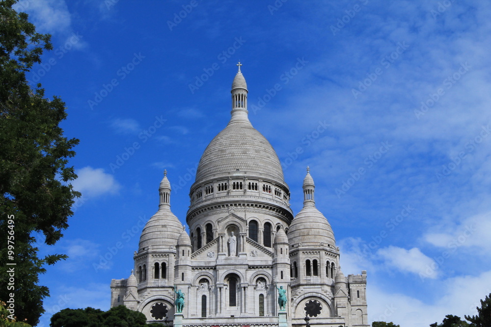 Basilique du sacré cœur à Paris, France