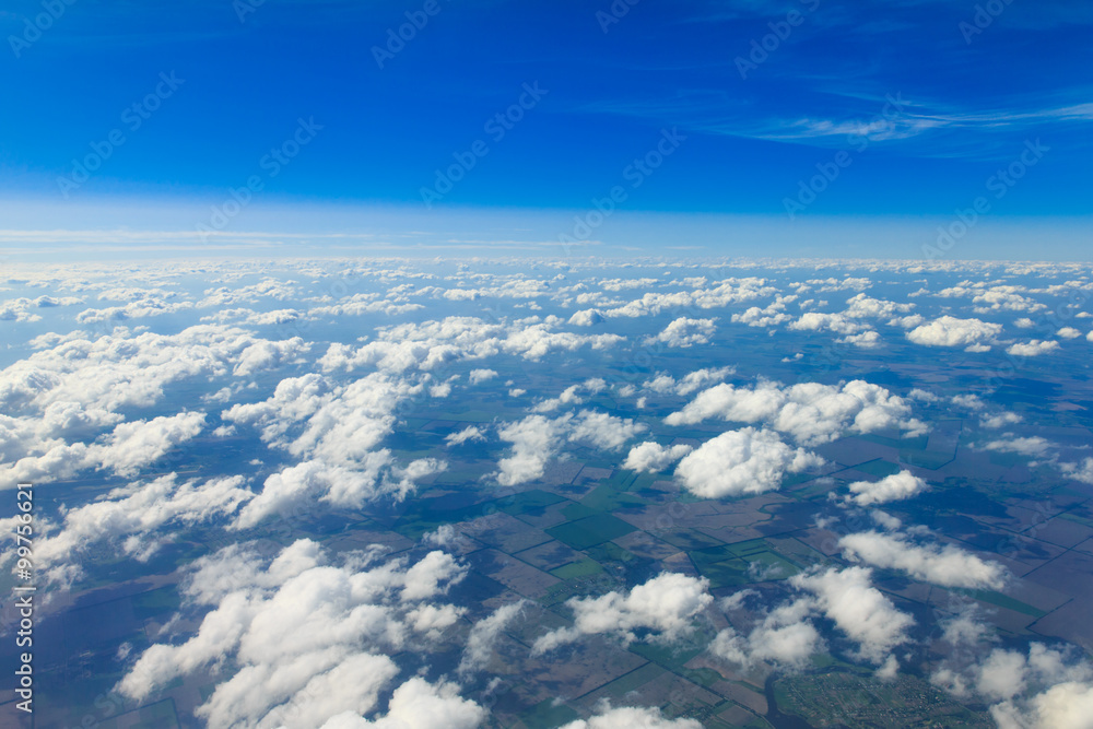 Fototapeta premium clouds in the blue sky