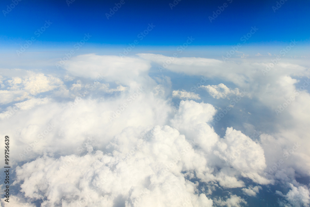 clouds in the blue sky clouds in the blue sky