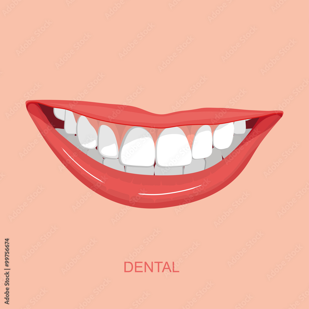 Naklejka premium Dental