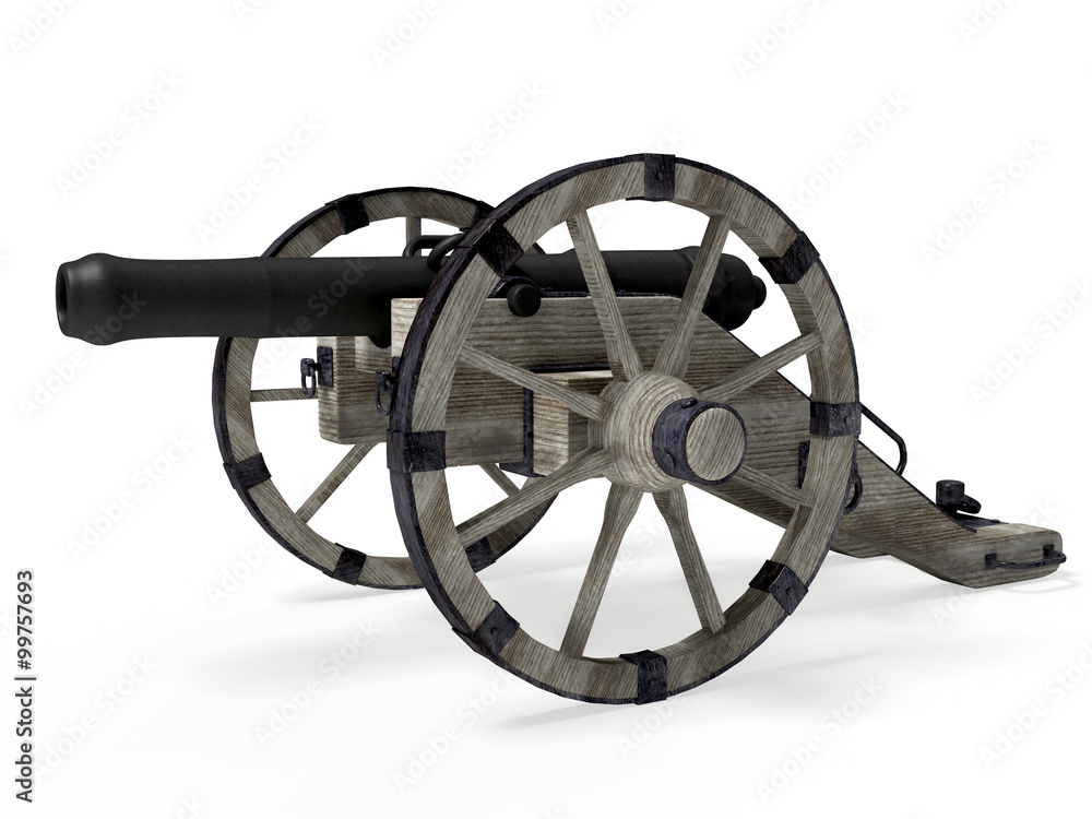 Obraz premium old cannon 3D