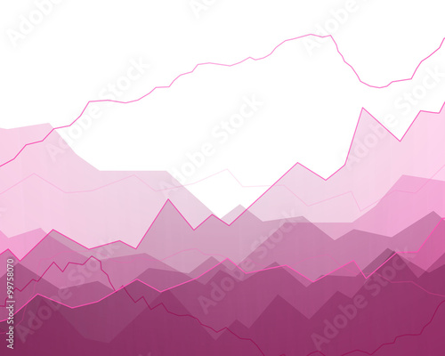 Vector Illustration of an Abstract Background with Graphs