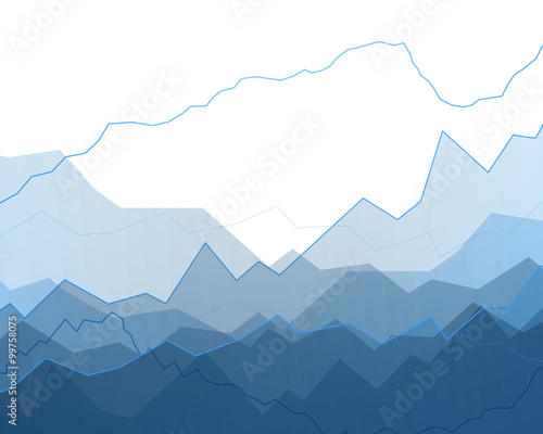 Vector Illustration of an Abstract Background with Graphs
