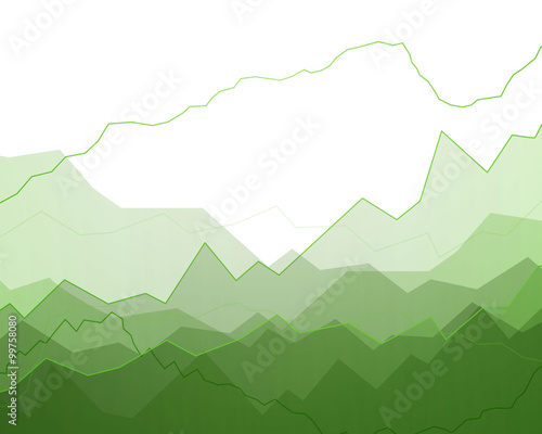 Vector Illustration of an Abstract Background with Graphs