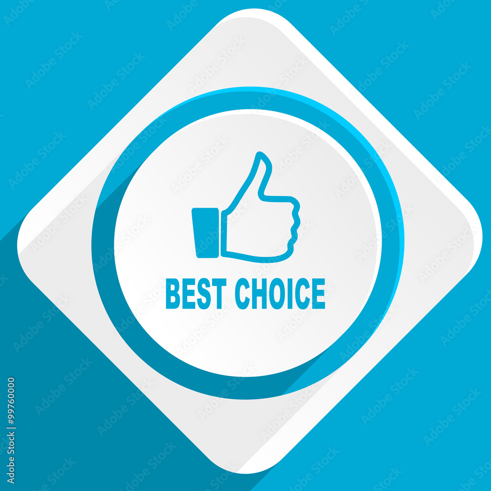 best choice blue flat design modern icon for web and mobile app best choice blue flat design modern icon for web and mobile app