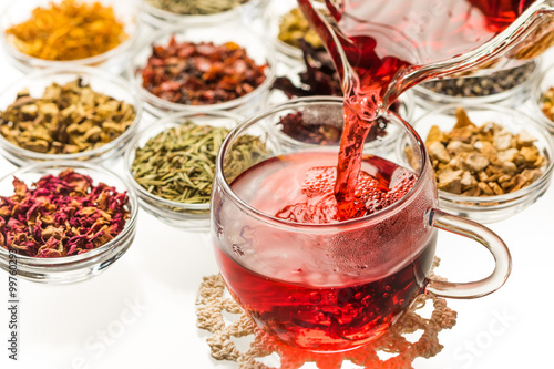 きれいになるハーブティー Colorful herb tea