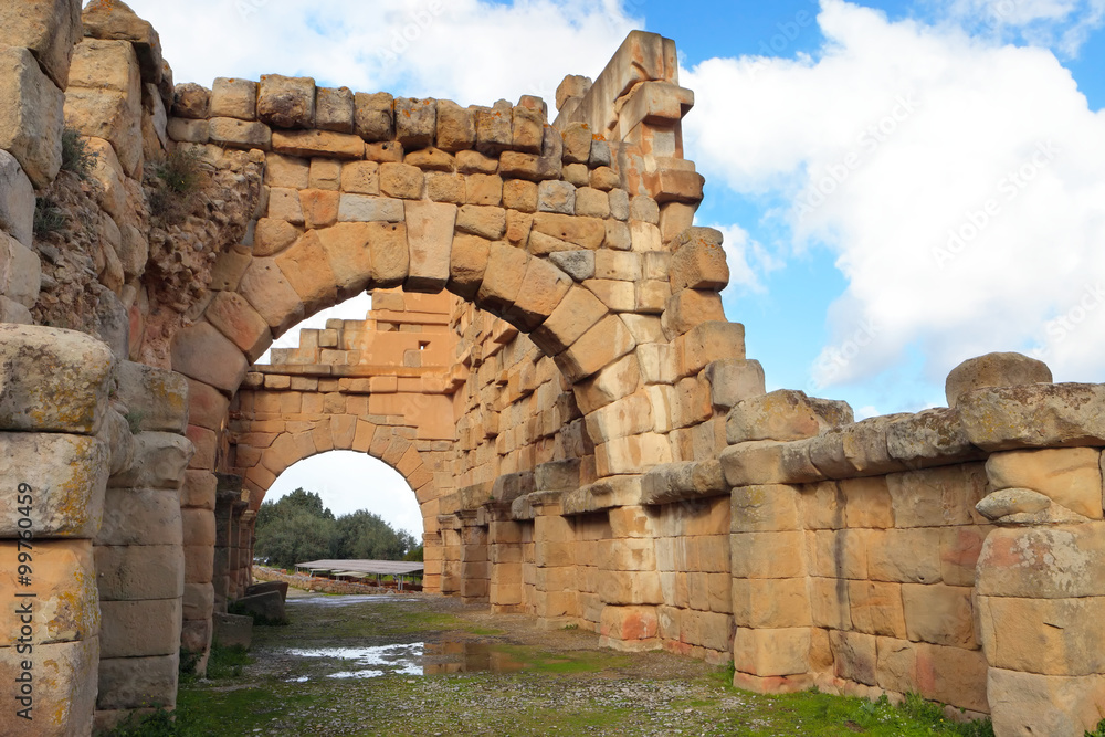 Greek Roman ruins, Tindari, Sicily, Italy