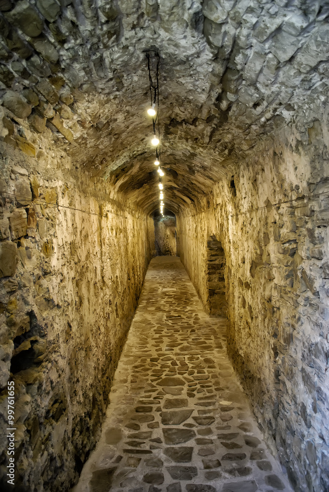 Ancient stone tunnel