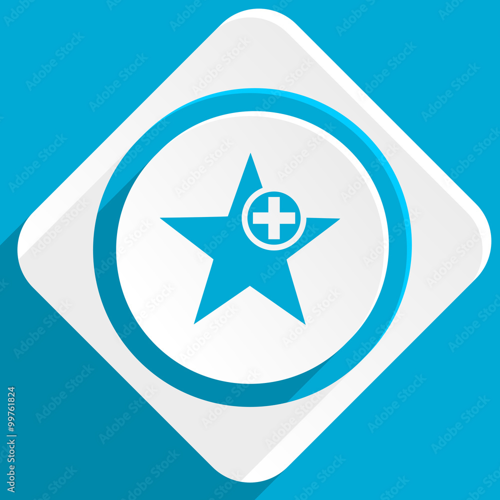 star blue flat design modern icon for web and mobile app star blue flat design modern icon for web and mobile app