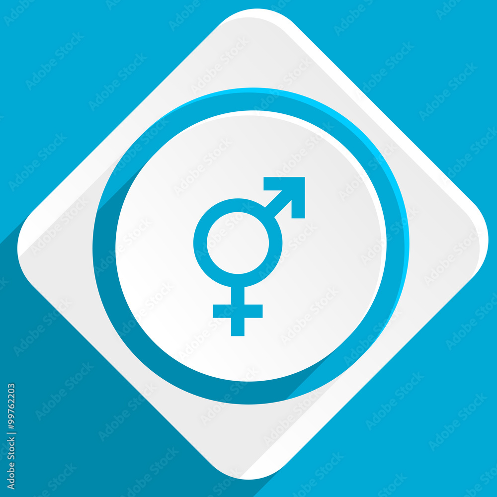 sex blue flat design modern icon for web and mobile app sex blue flat design modern icon for web and mobile app