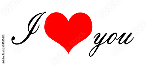 I love you