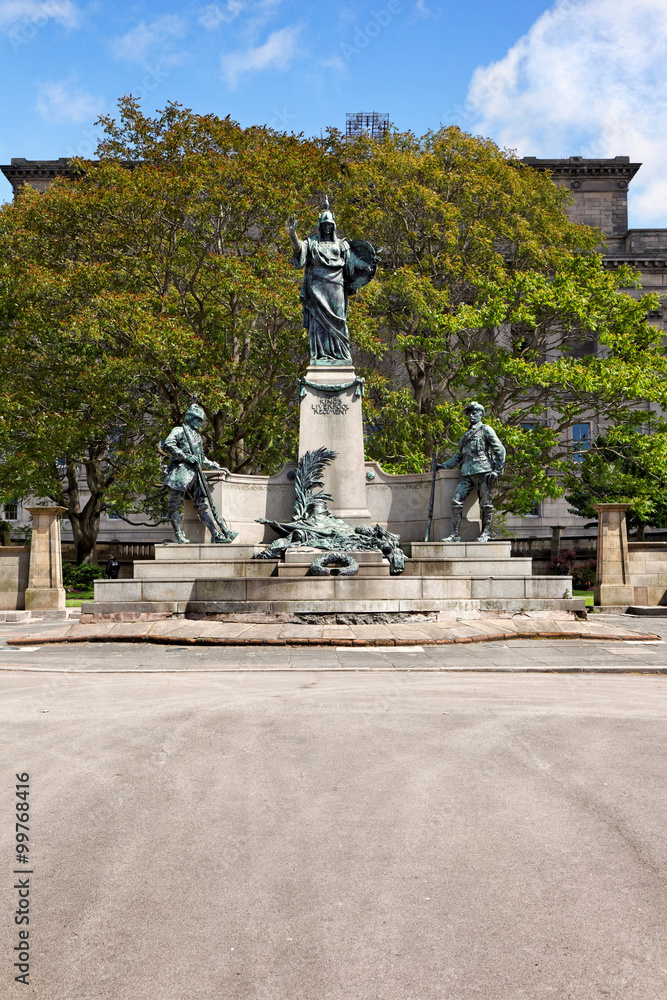 Monument im St Johns Gardens, Liverpool