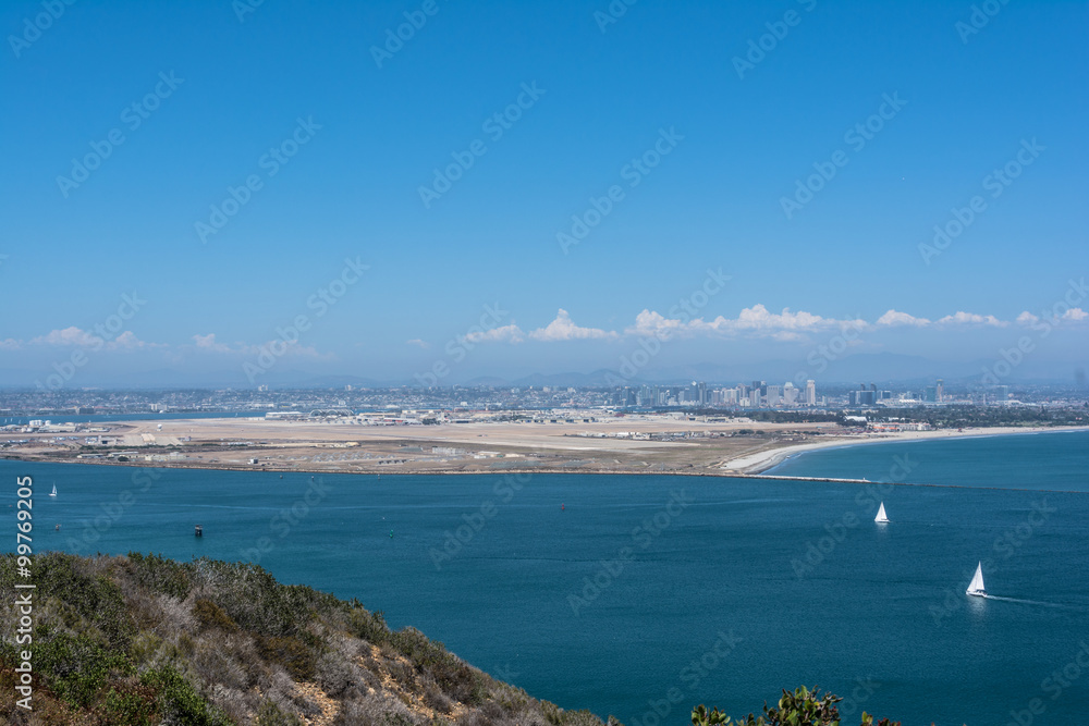View of Coronado from Point Loma, California