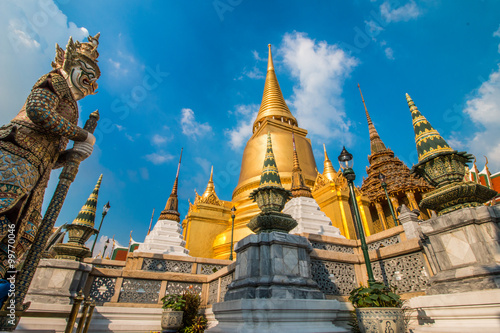 Temple of the Emerald Buddha  full official name Wat Phra Si Rattana Satsadaram in Bangkok, Thailand © wittayayut